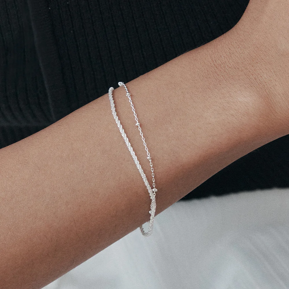 Lulu Ball Double Layered Bracelet. BBS001