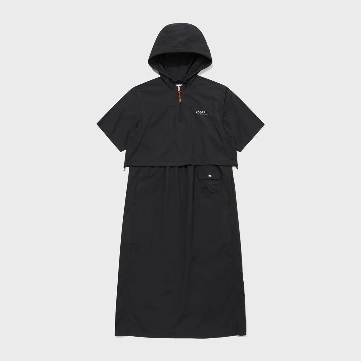 Breeze Pop 涼感 連帽衫 連衣裙 女裝 BLACK