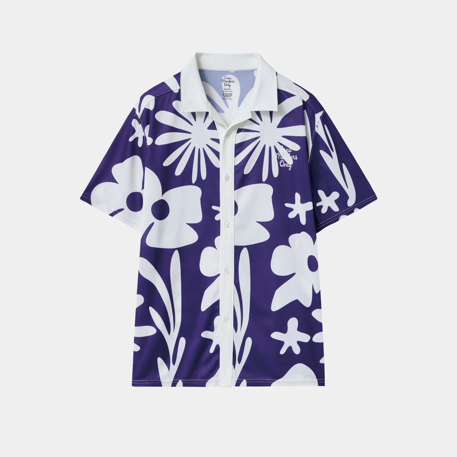 RESORT SHIRT FLOWER PURPLE