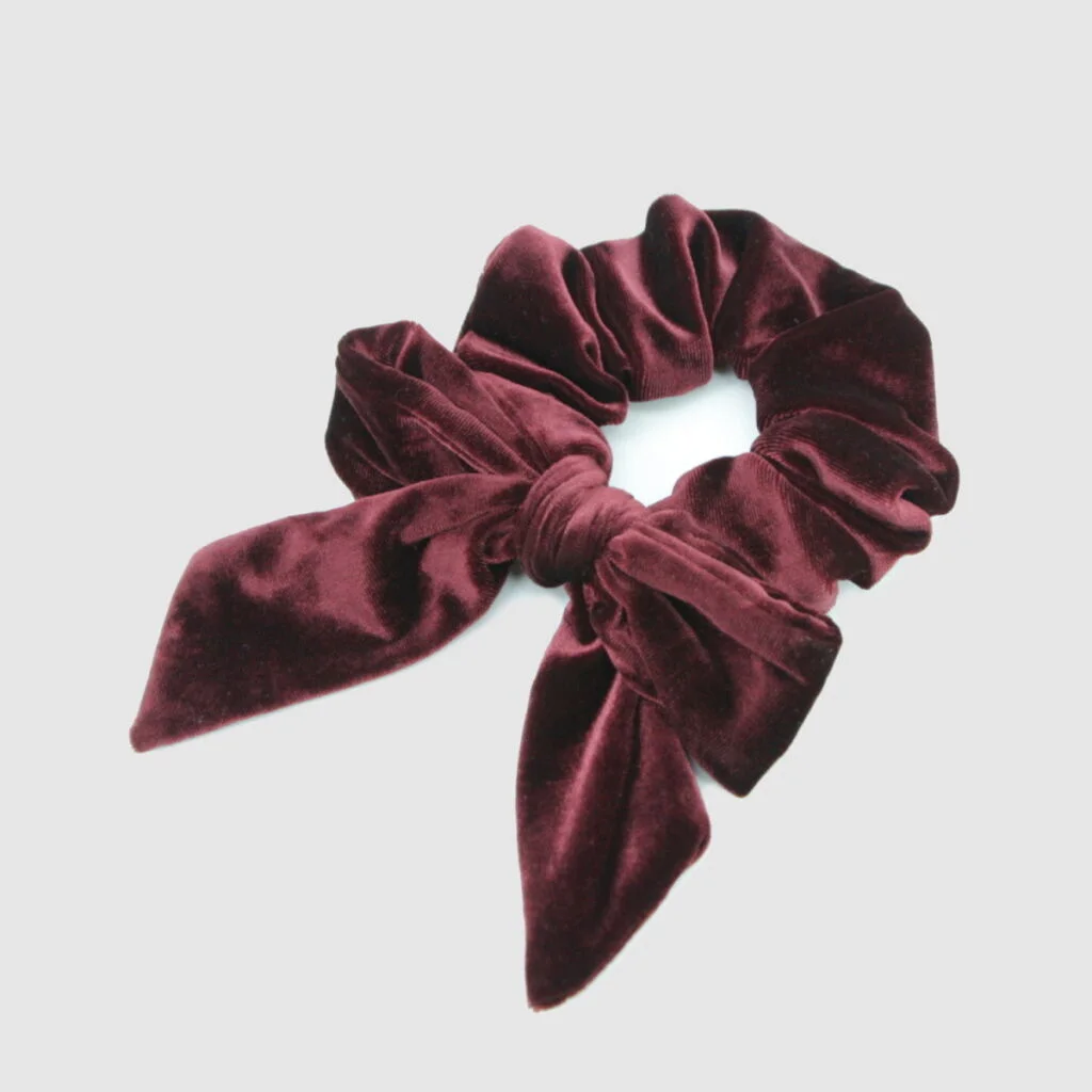Lala 護髮 Shushu Hair Scrunchie-酒紅色