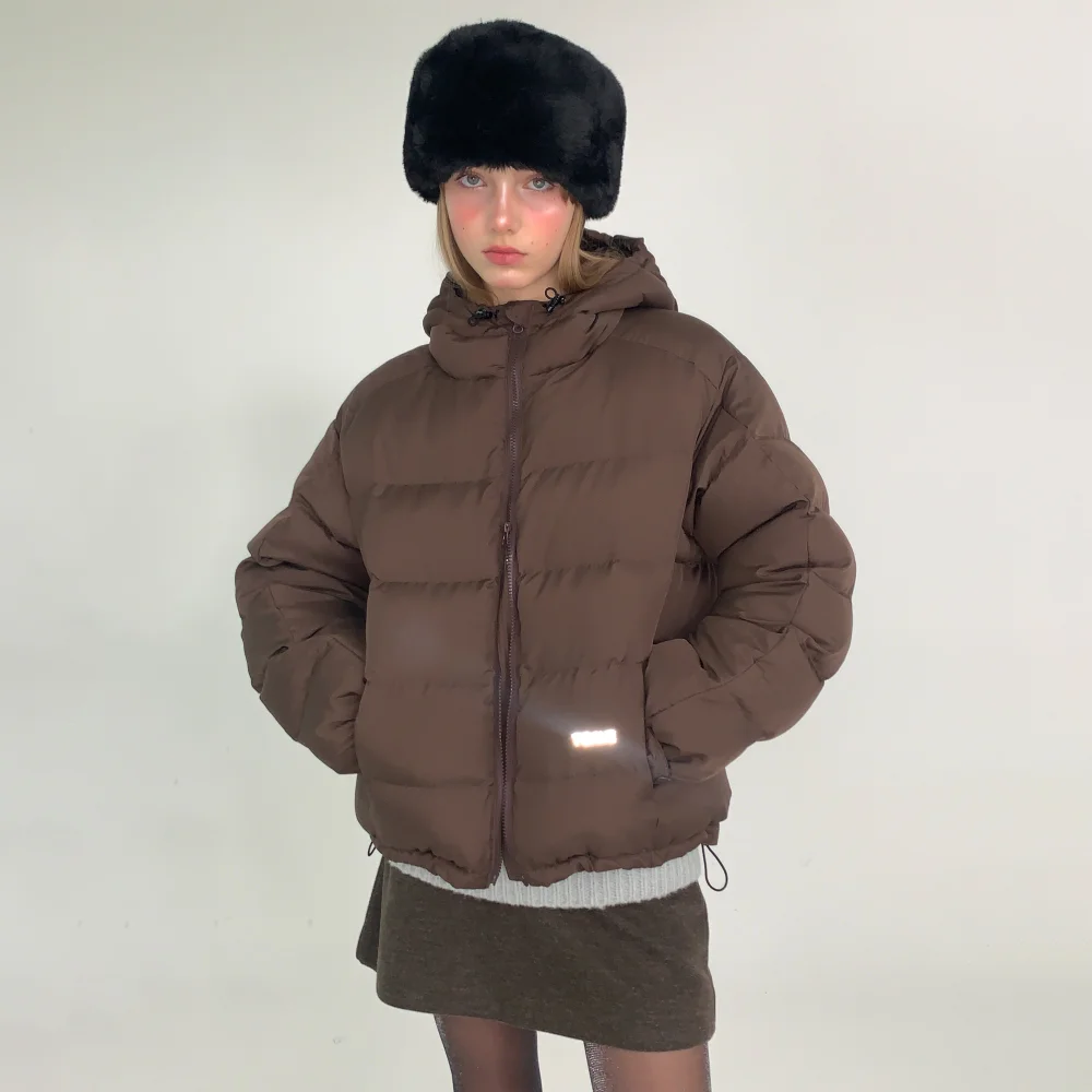 Street Beam Hooded Puffer (Brown)