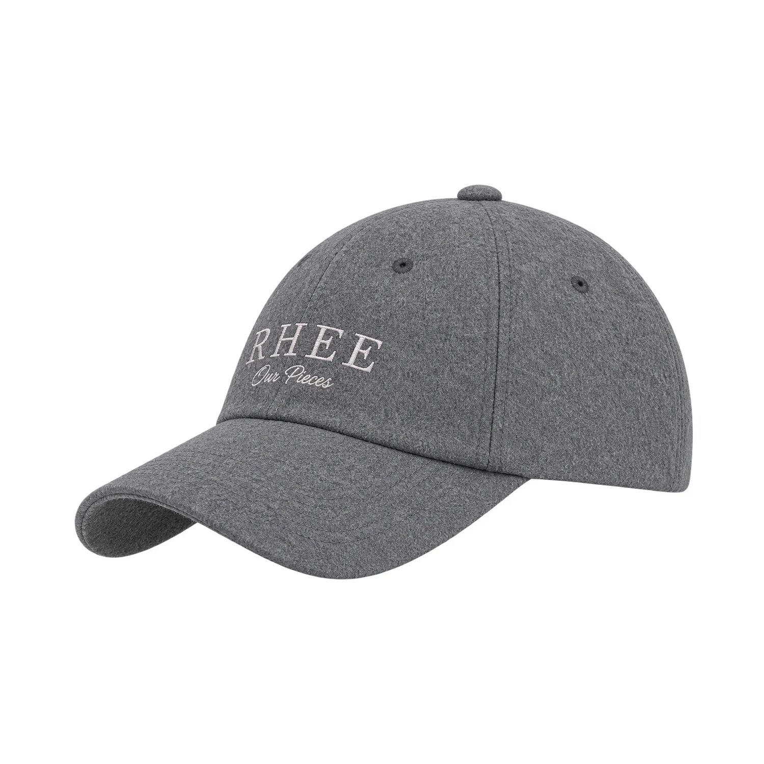 WOOL BALL CAP MELANGE GRAY
