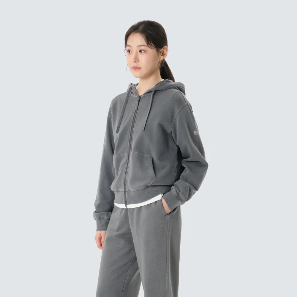 Pigment 女裝 全拉鏈 Charcoal (S26SWFFJ57)