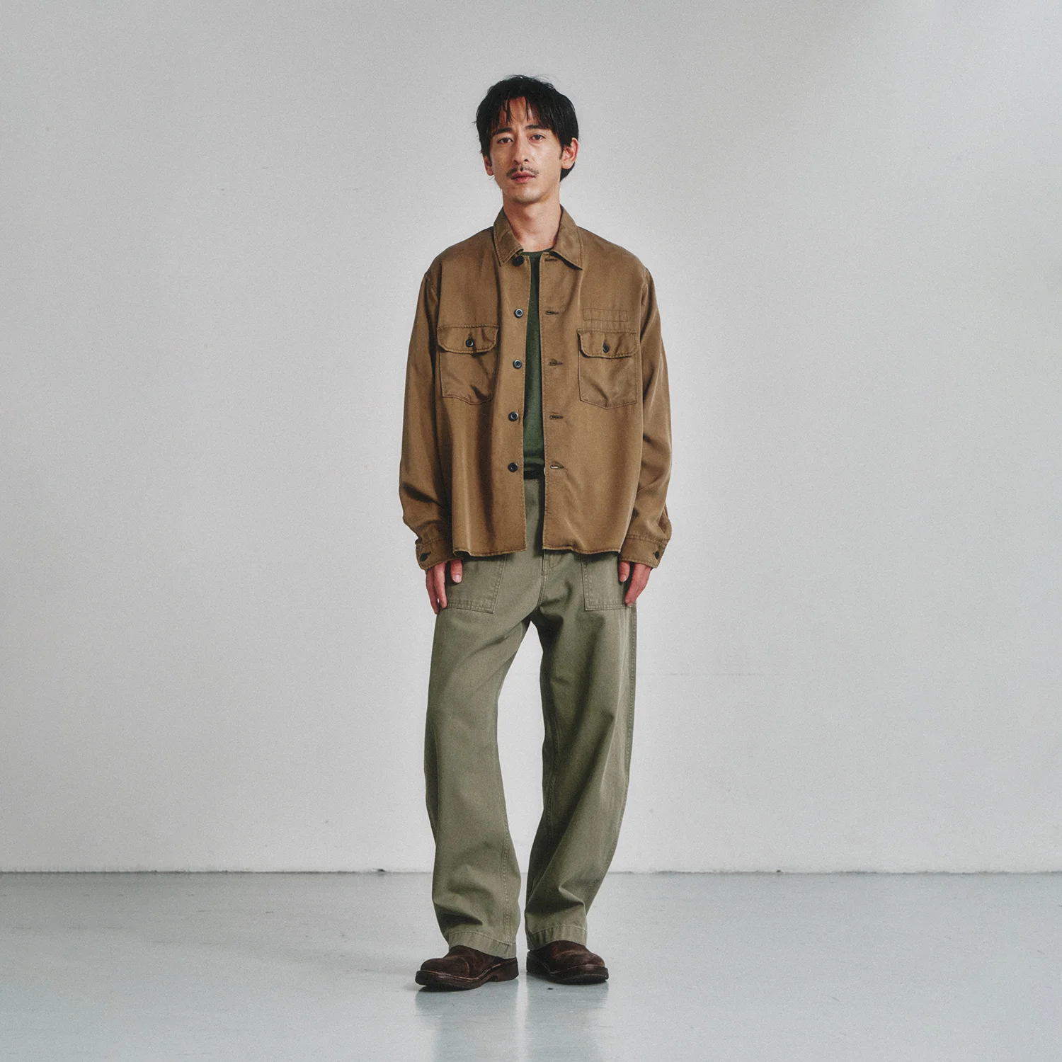 Tencel US Army Shirt_Olive