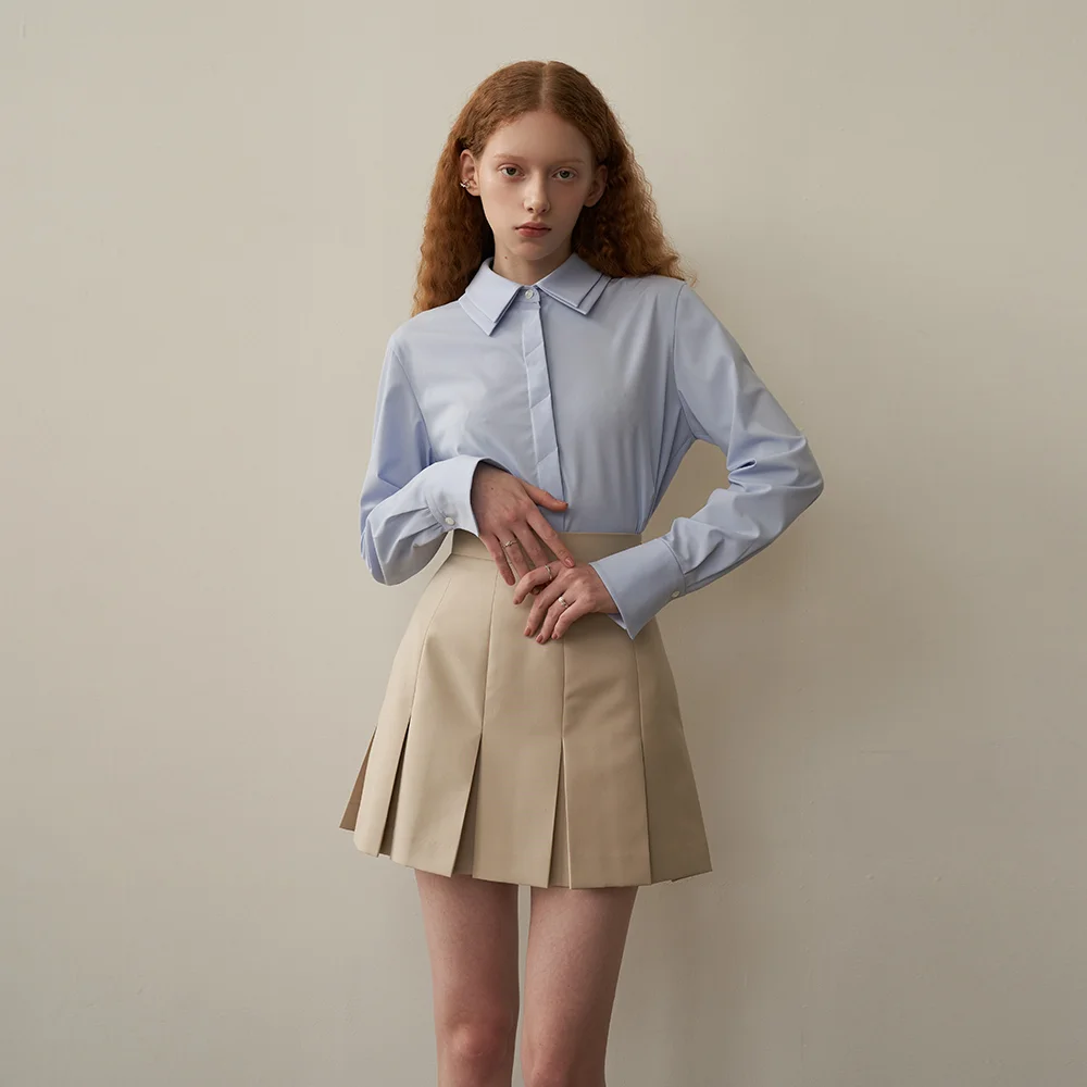 Mini Pleats Skirt(2color)