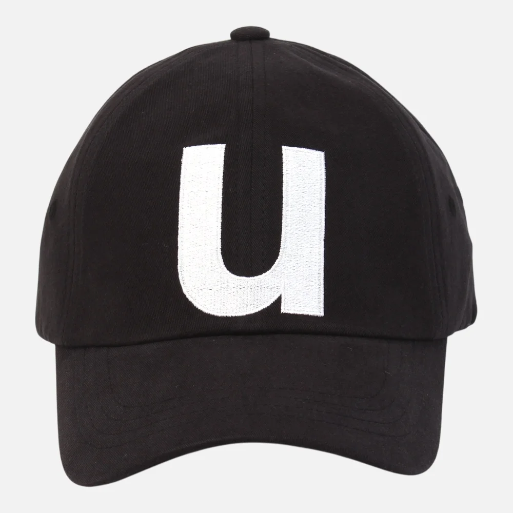 Bold U Black Ballcap 水洗棒球帽