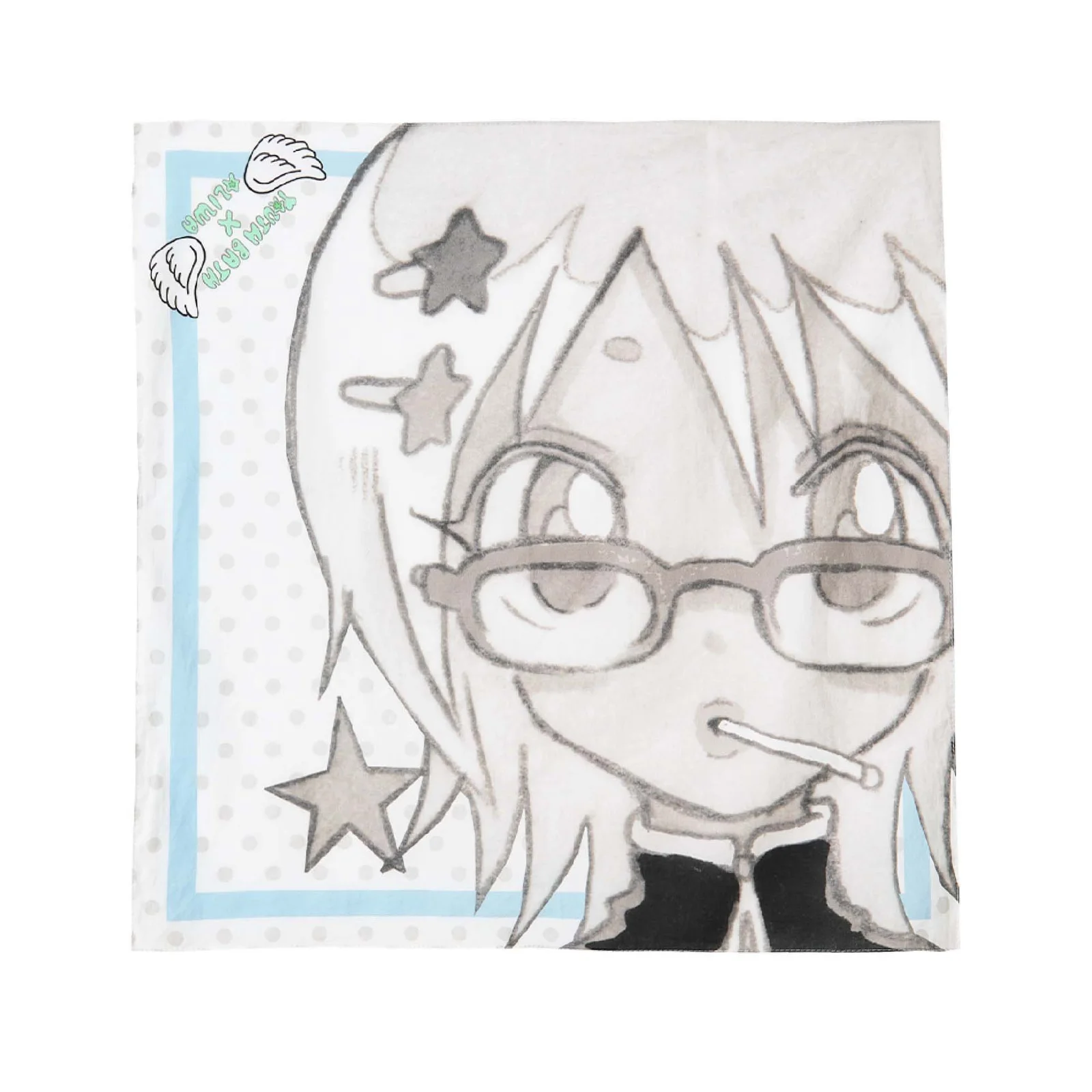 YB X Oliwa Dot Graphic Bandana