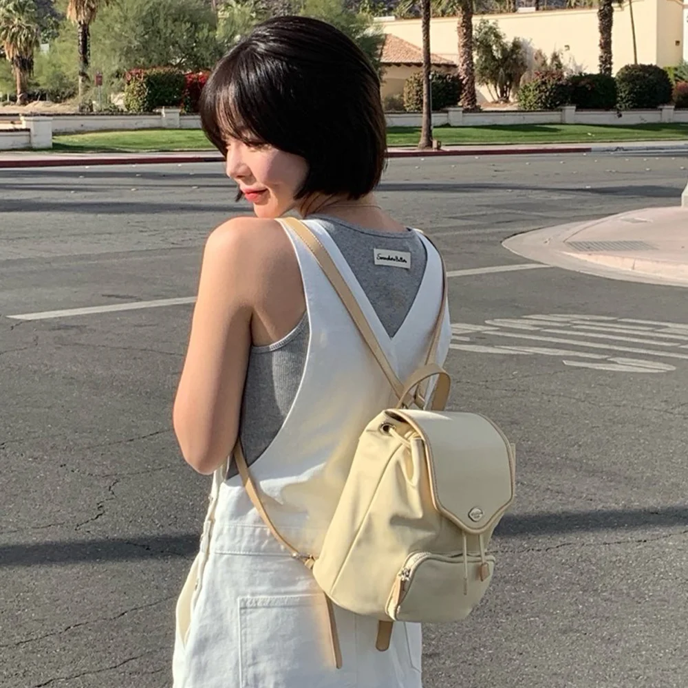 Nylon Fle Backpack - 3Color
