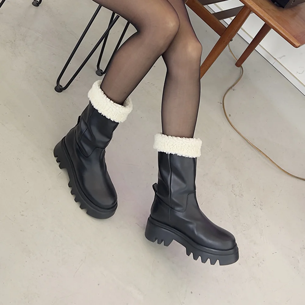 Thierry Shearling-lined Leather Boots
