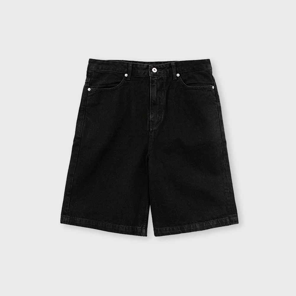 24SS Denim Shorts, Black