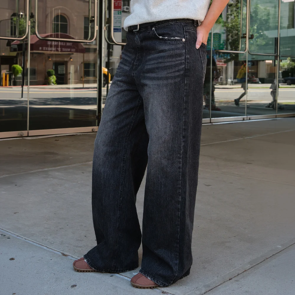 Dusk Vintage Denim Pants - Black