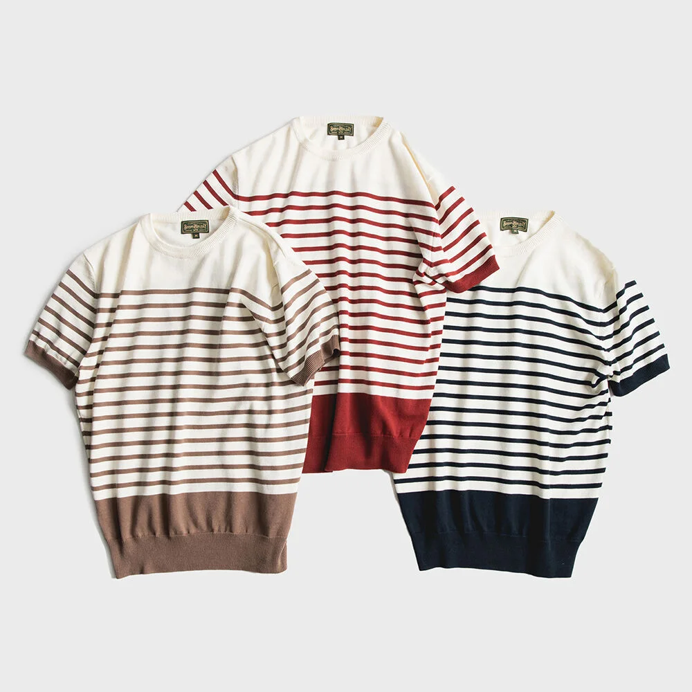 09 KNITTED MARINE T-SHIRT (3 color)