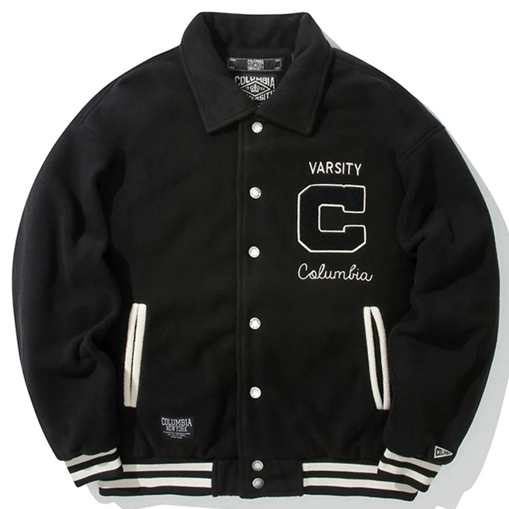 C BOUCLE LOGO VASITY MEDIUM JACKET 黑色