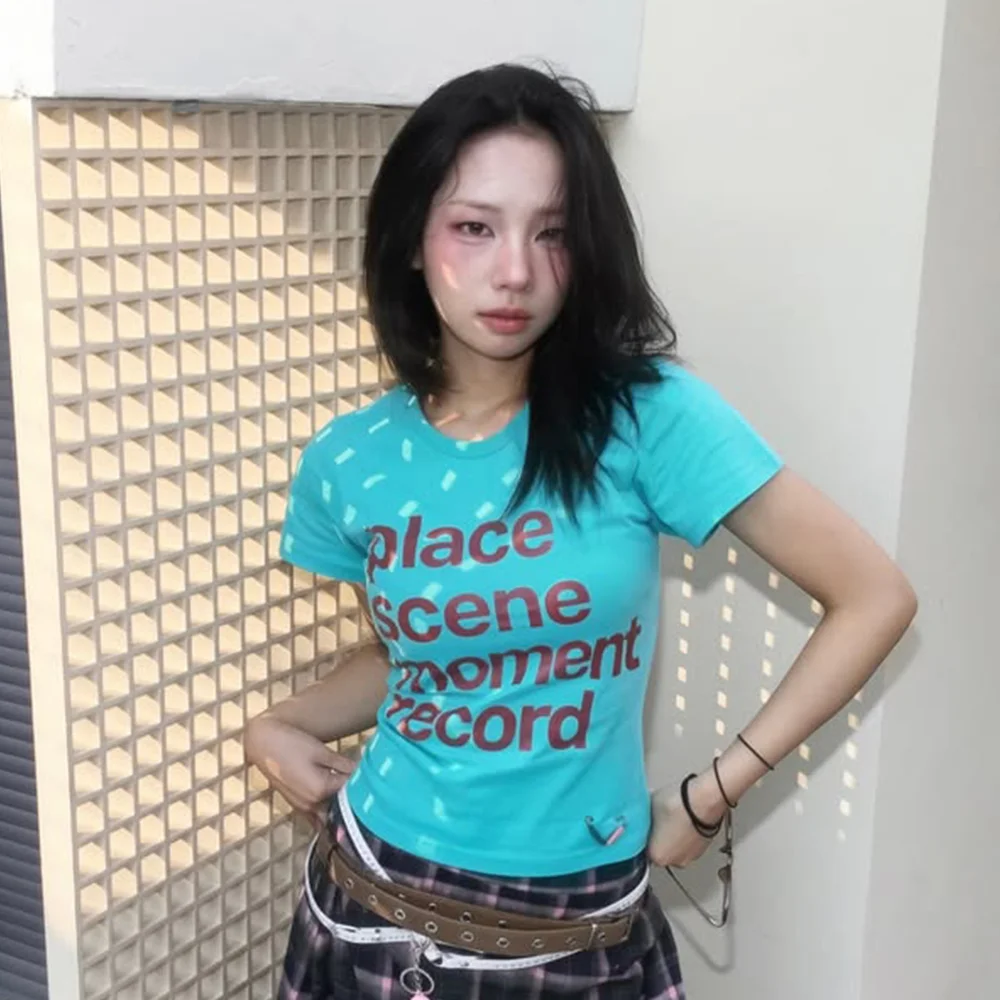 典藏 字體 T恤_薄荷色