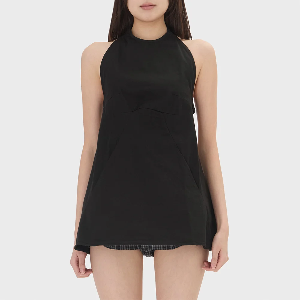 (W) IRIS MINI DRESS (BLACK)