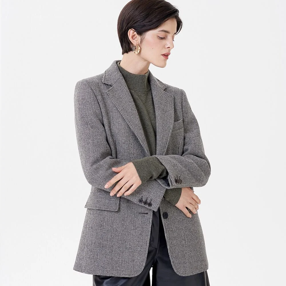 CLASSIC CHECK JACKET BLACK