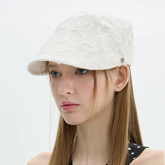 Flat Hunting Cap - White