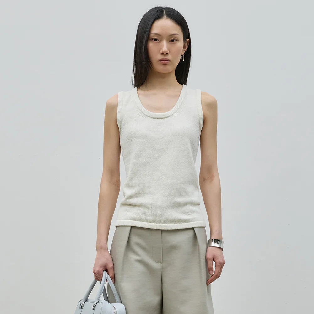 TAMI VELVET SLEEVELESS KNIT