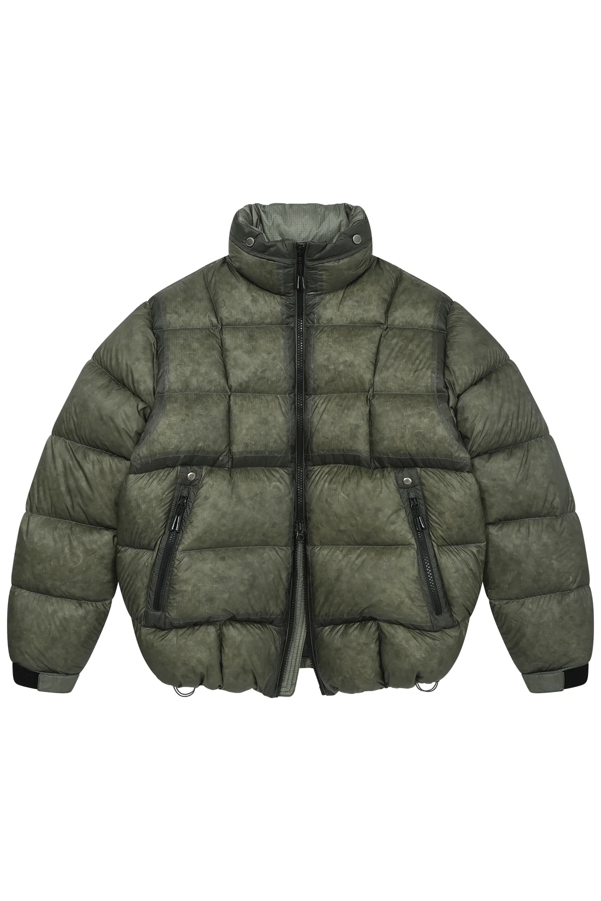 LM CLOUD COLOR LAYERED HIGH NECK DOWN JP (KHAKI)