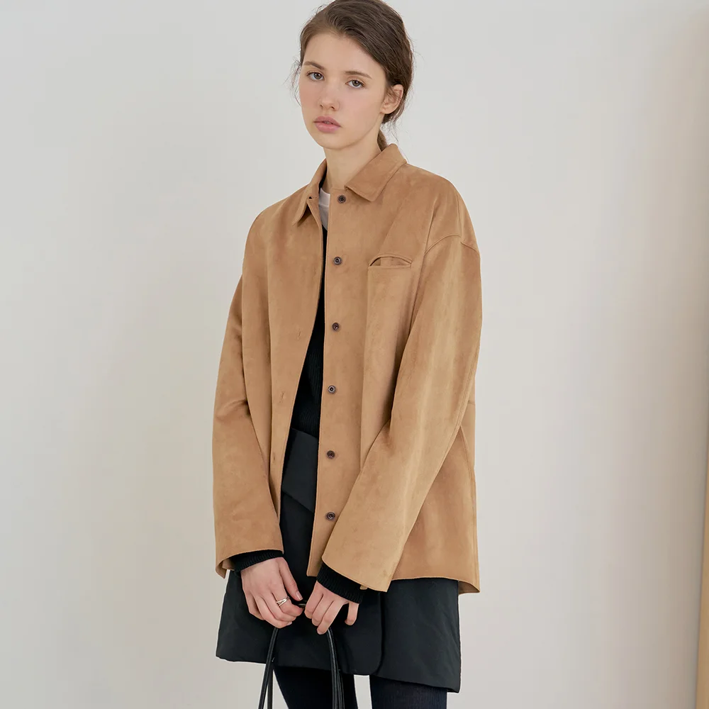 Velo Suede Jacket (Camel)