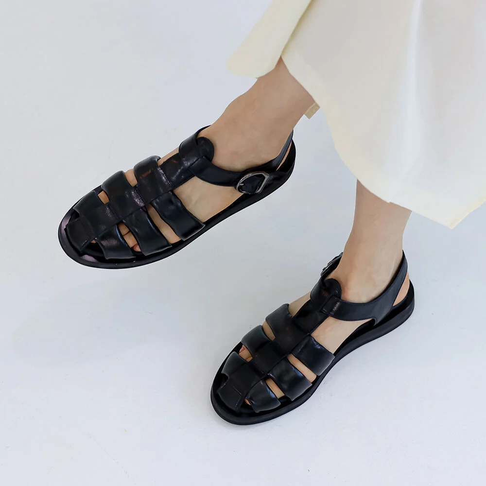BOLD FISHERMAN SANDAL_21067_VINTAGEBLACK