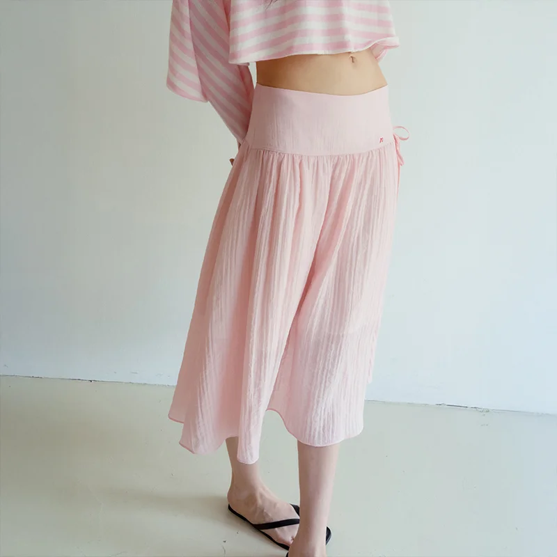 氣泡 壓紋 低筒 喇叭 半身裙_Bubble Skirt