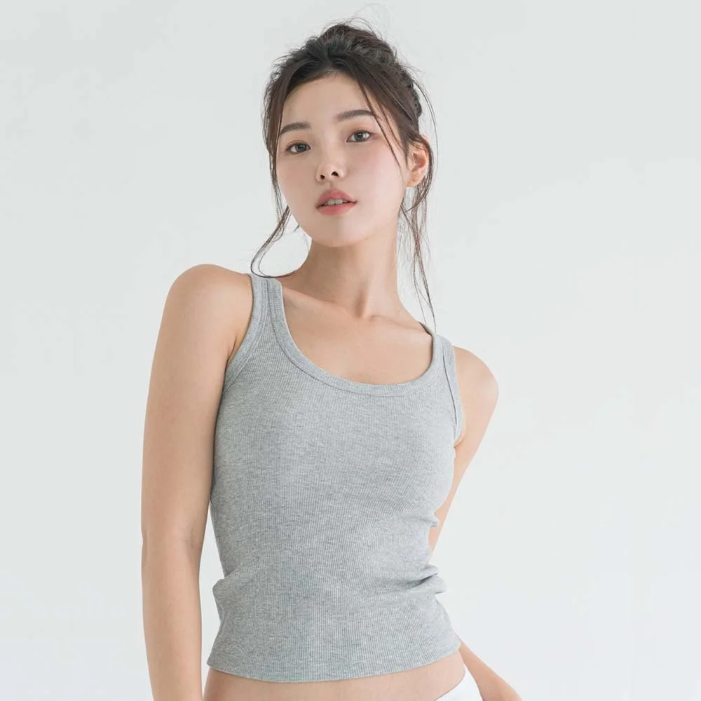 Minimal Garments Ribbed Tank Top_6colors