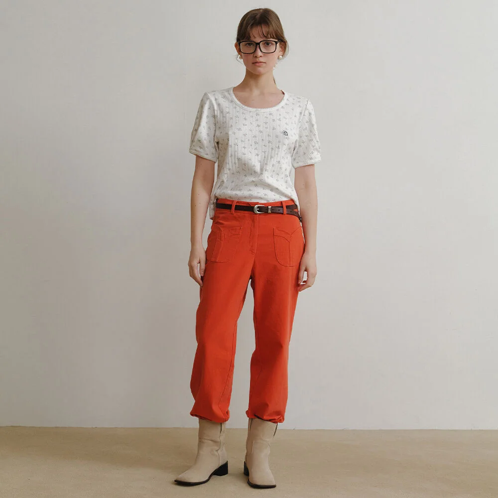 Dante pants Crimson red