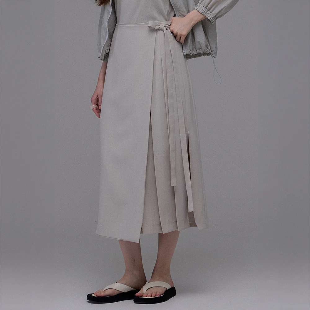Dip Skirt (Oatmeal)