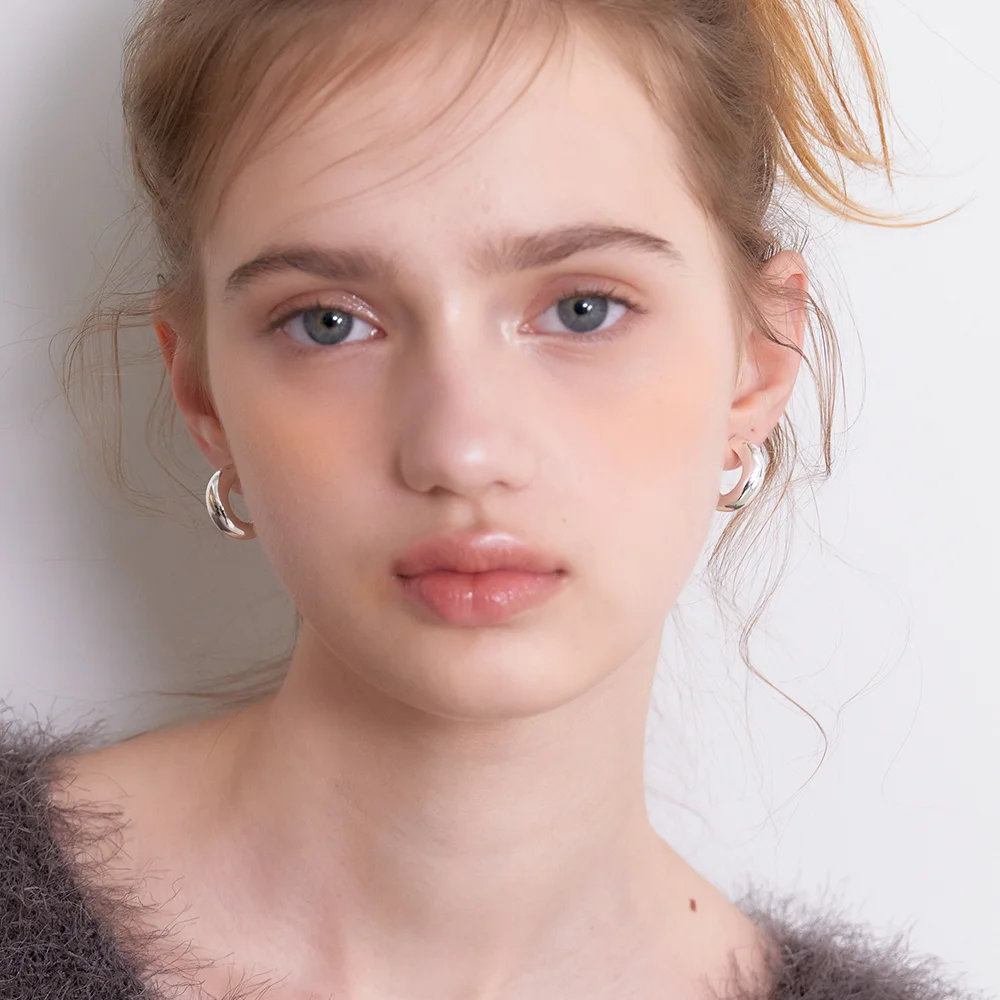 watery bold earring_2color JE058