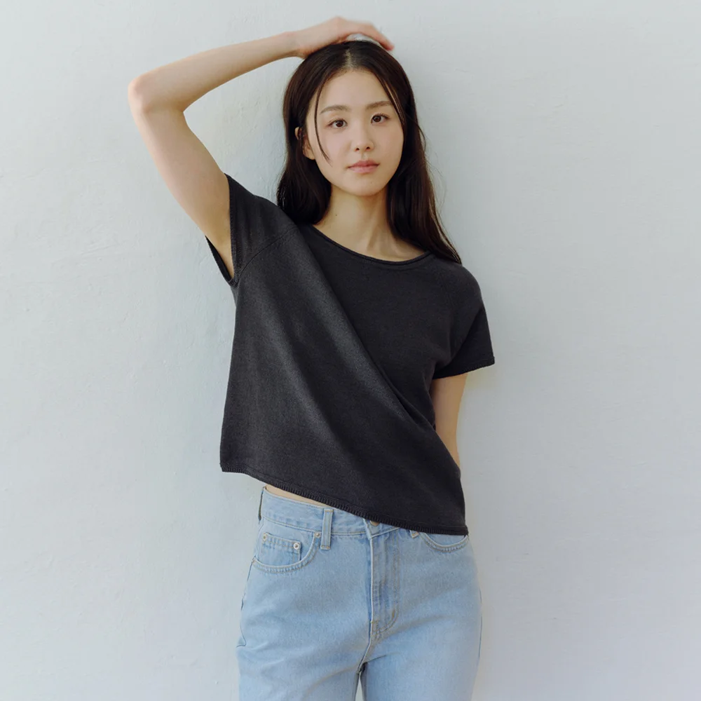Code Knit_Dusty Navy