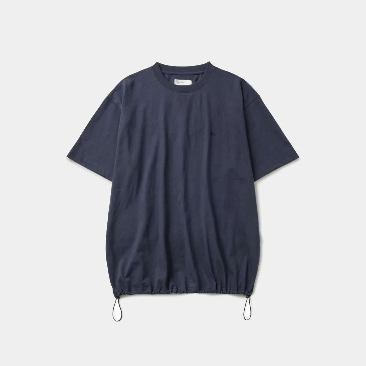 Relaxed Half String Tee (Navy)