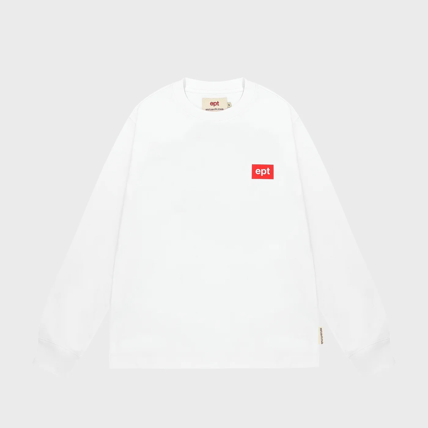 BOX LOGO LONG SLEEVE (WHITE)