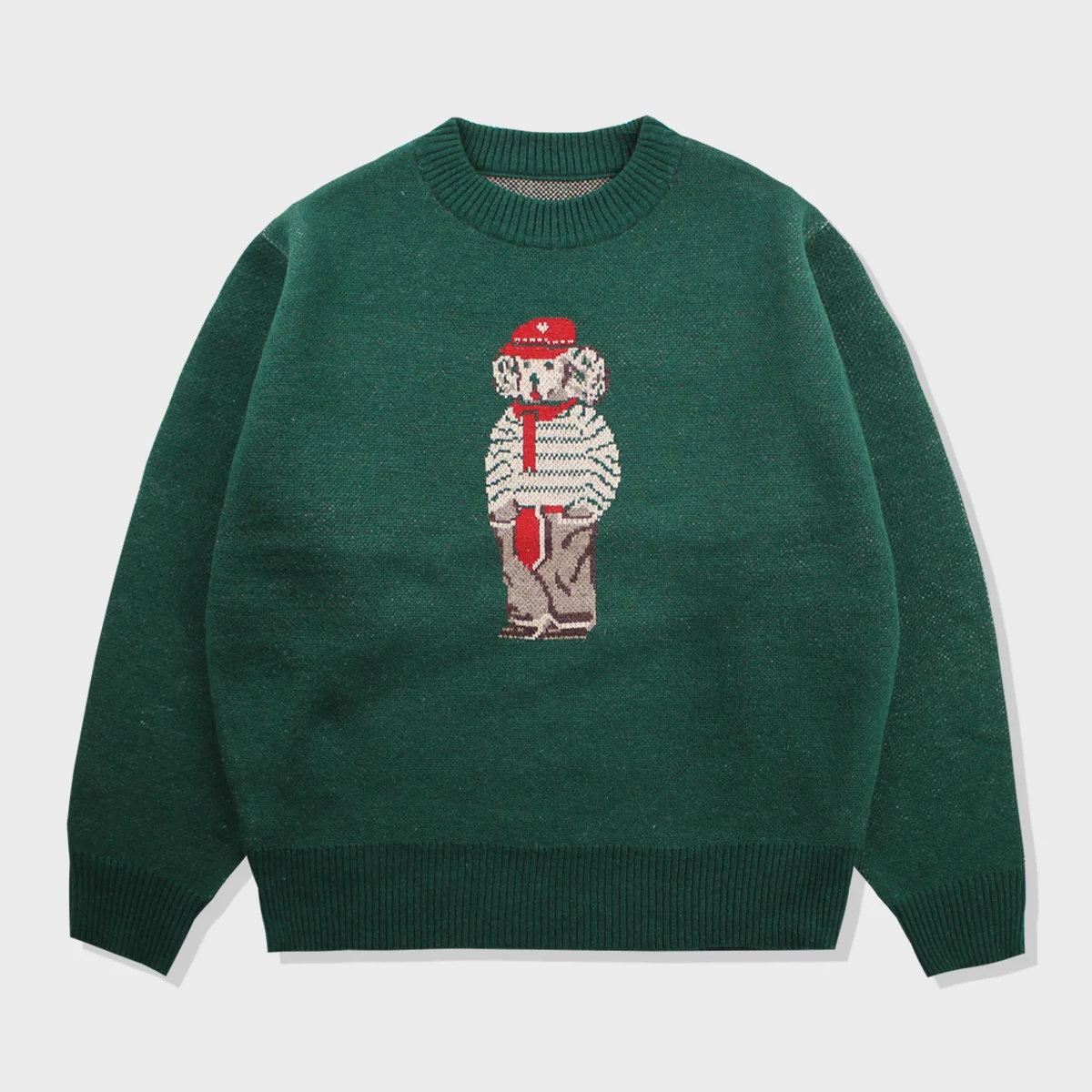 Classic animall knit(GREEN)