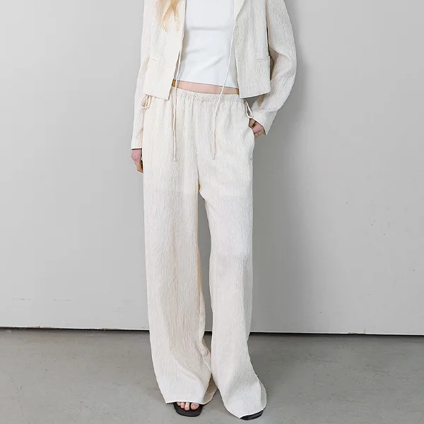 ROSE RIBBON SET-UP PANTS(PT-5635)_2Colors