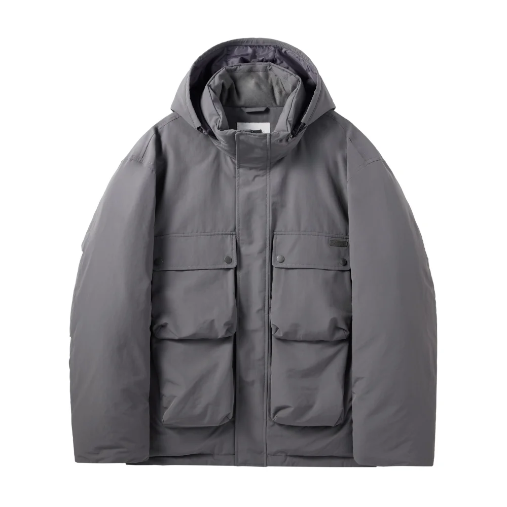 BRITISH CAMPER HOOD DOWN - GREY (P244MDW510)
