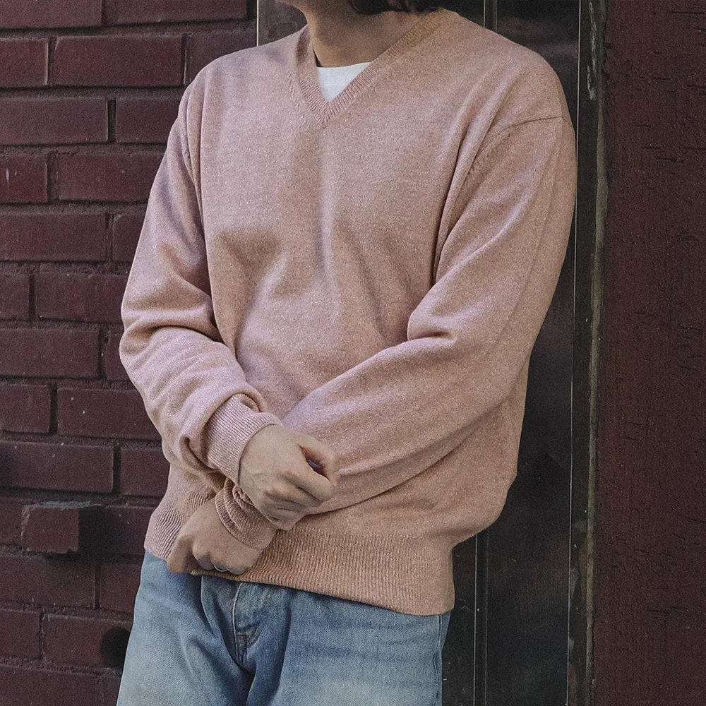 HARU CASHMERE WOOL V-NECK KNIT