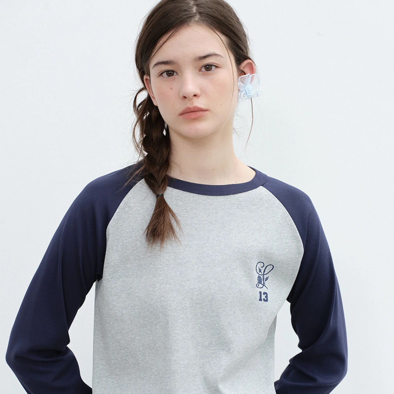 13 Raglan T-Shirt-Navy