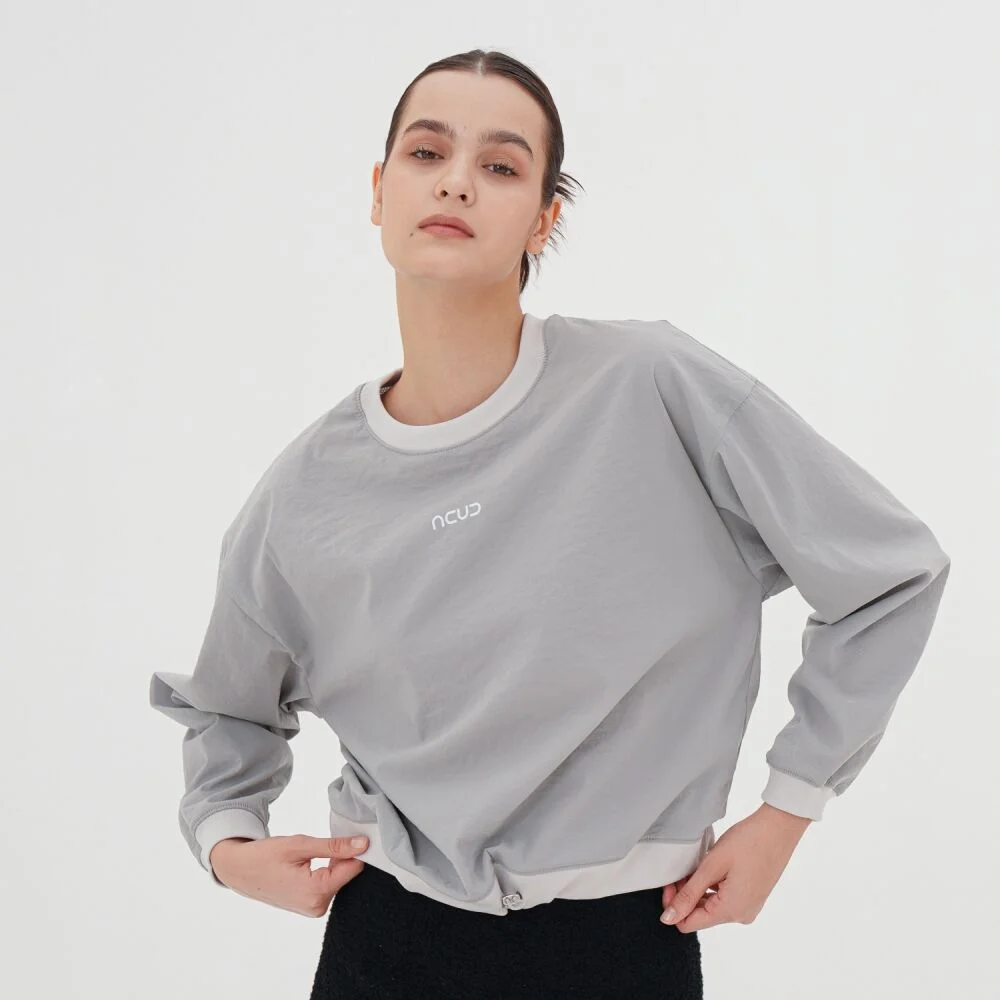 Rustling Logo Sweatshirt _MT.Grey