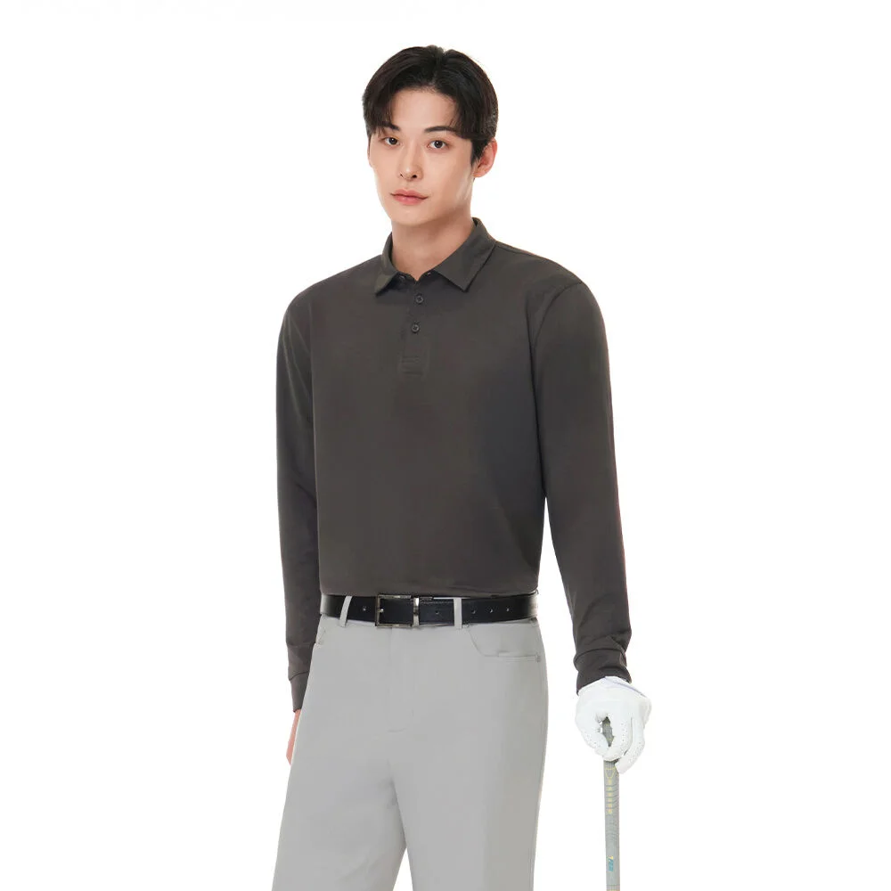 Airy Fit 羽毛 男裝 Polo 長袖