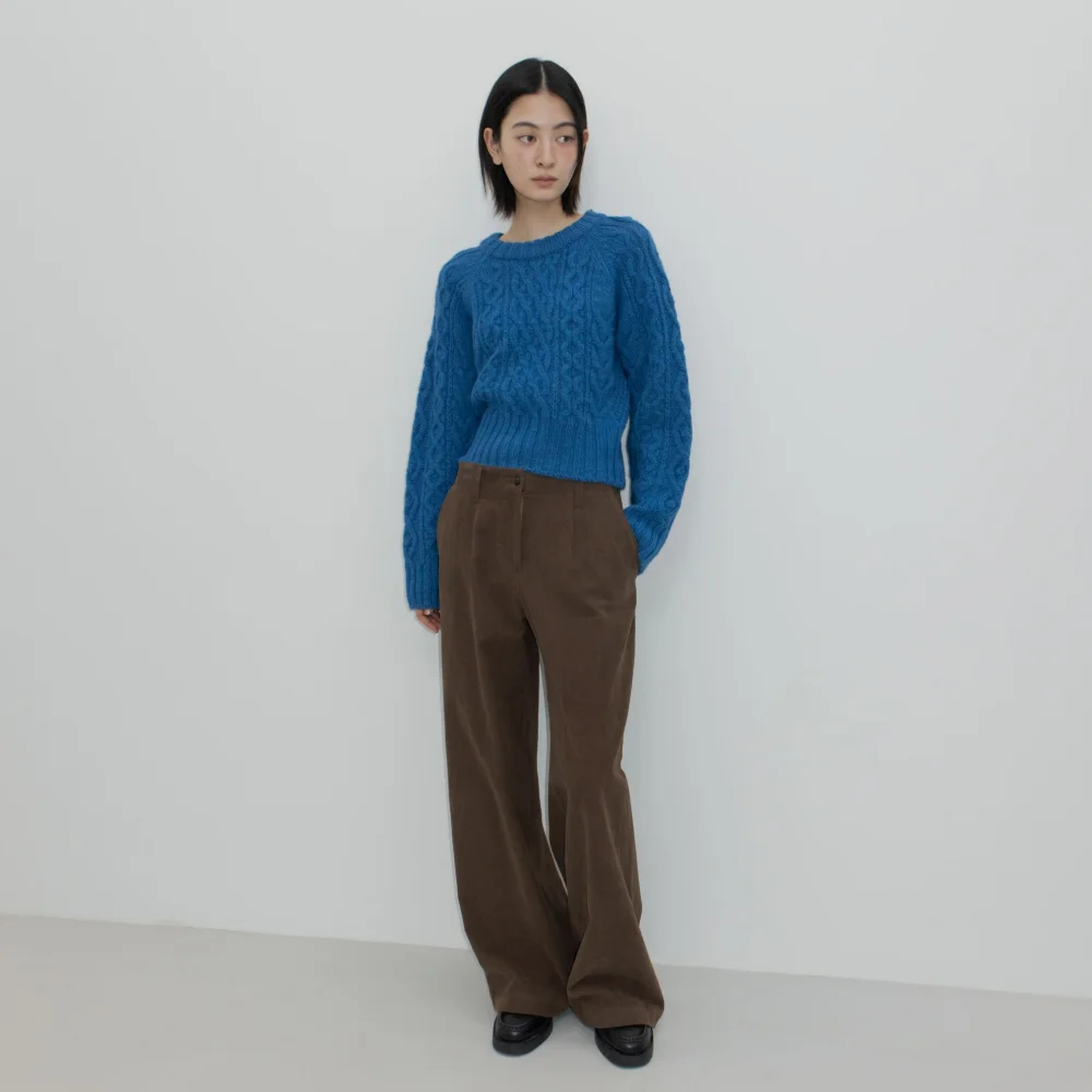 BACK POINT TROUSER / KHAKI BROWN