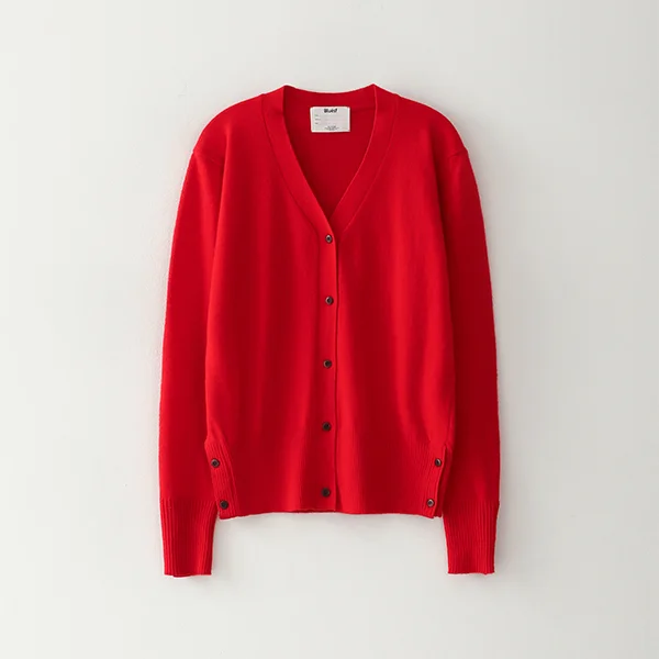 Bluesf bloom wool cardigan