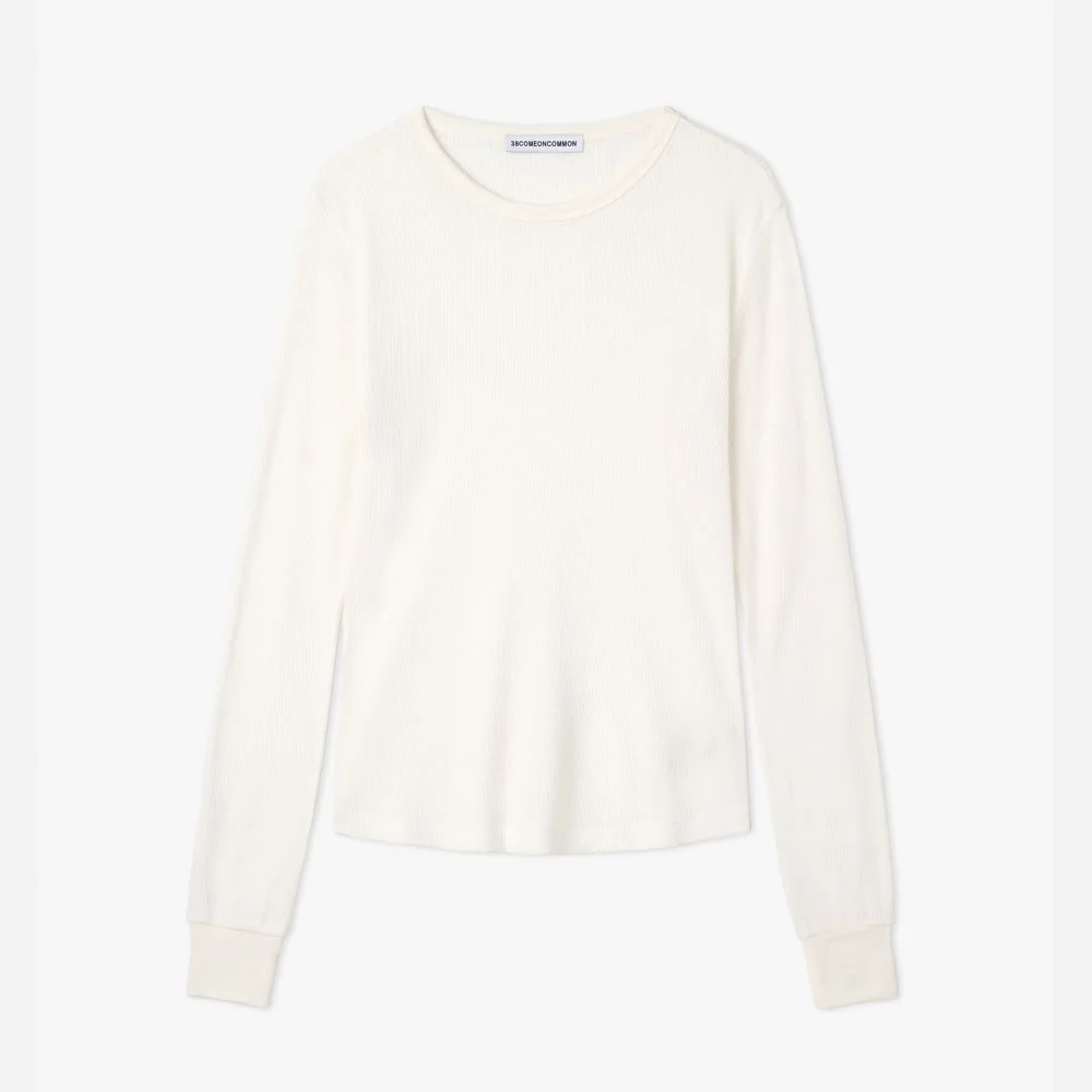 Waffle Slim Long Sleeve (Cloud)