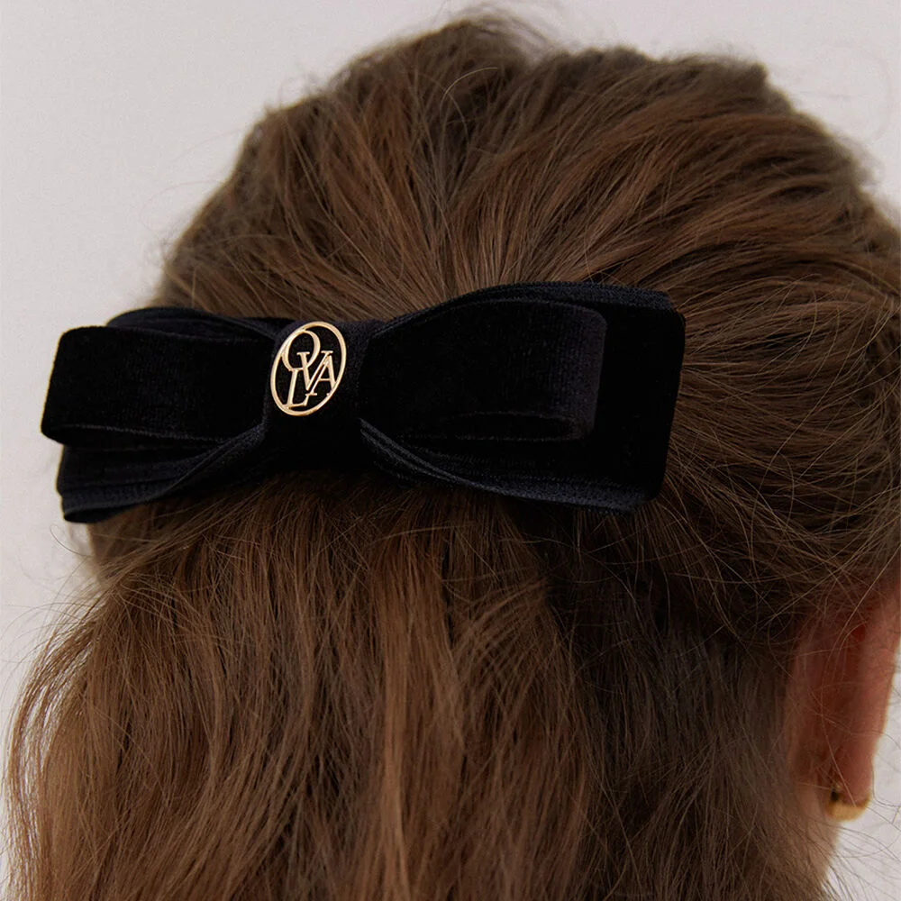 double velvet signature ribbon pin HP028
