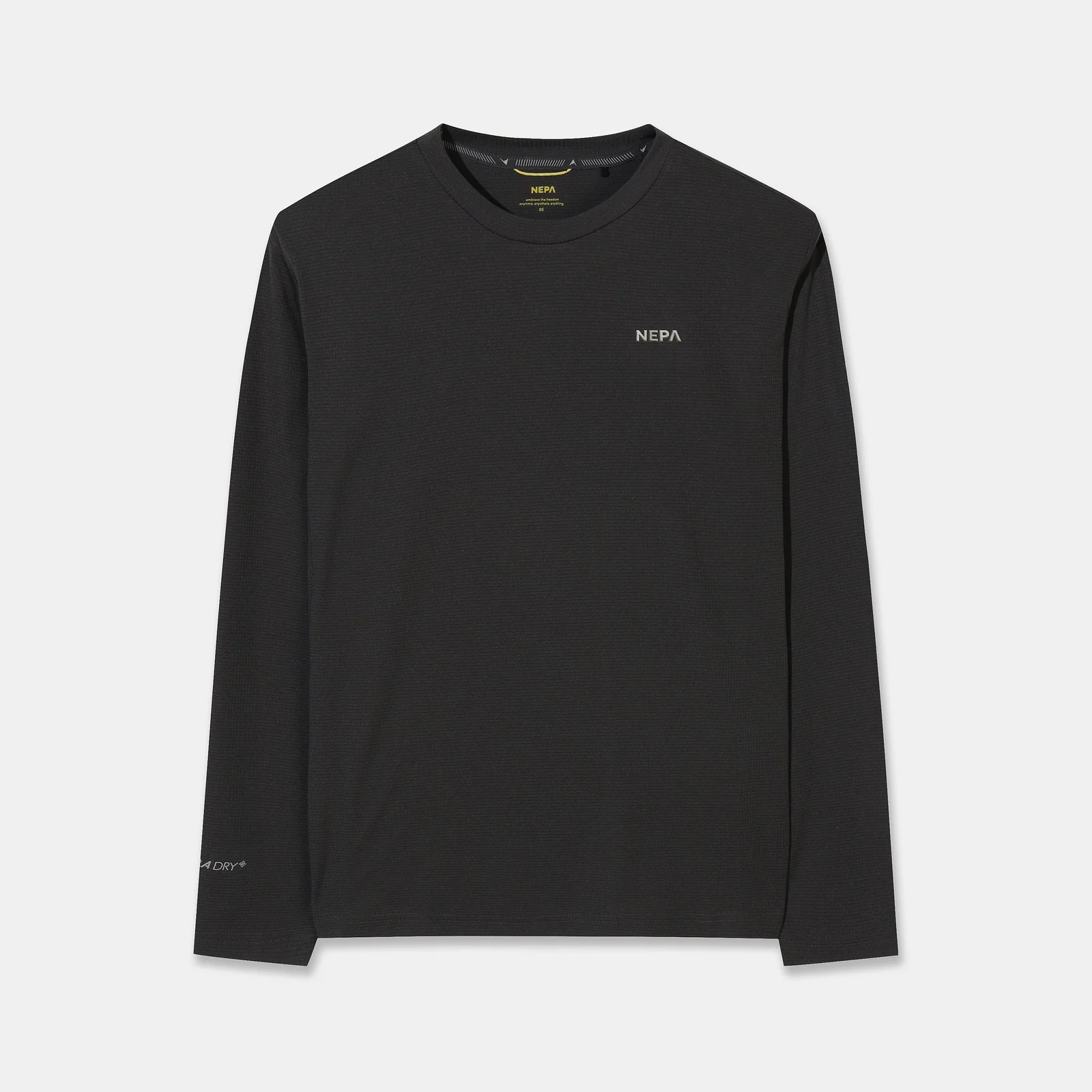 NEPA/Official Direct 7M15311 男裝 Polartec Power 速乾 長袖 圓領T恤_DARK CHARCOAL