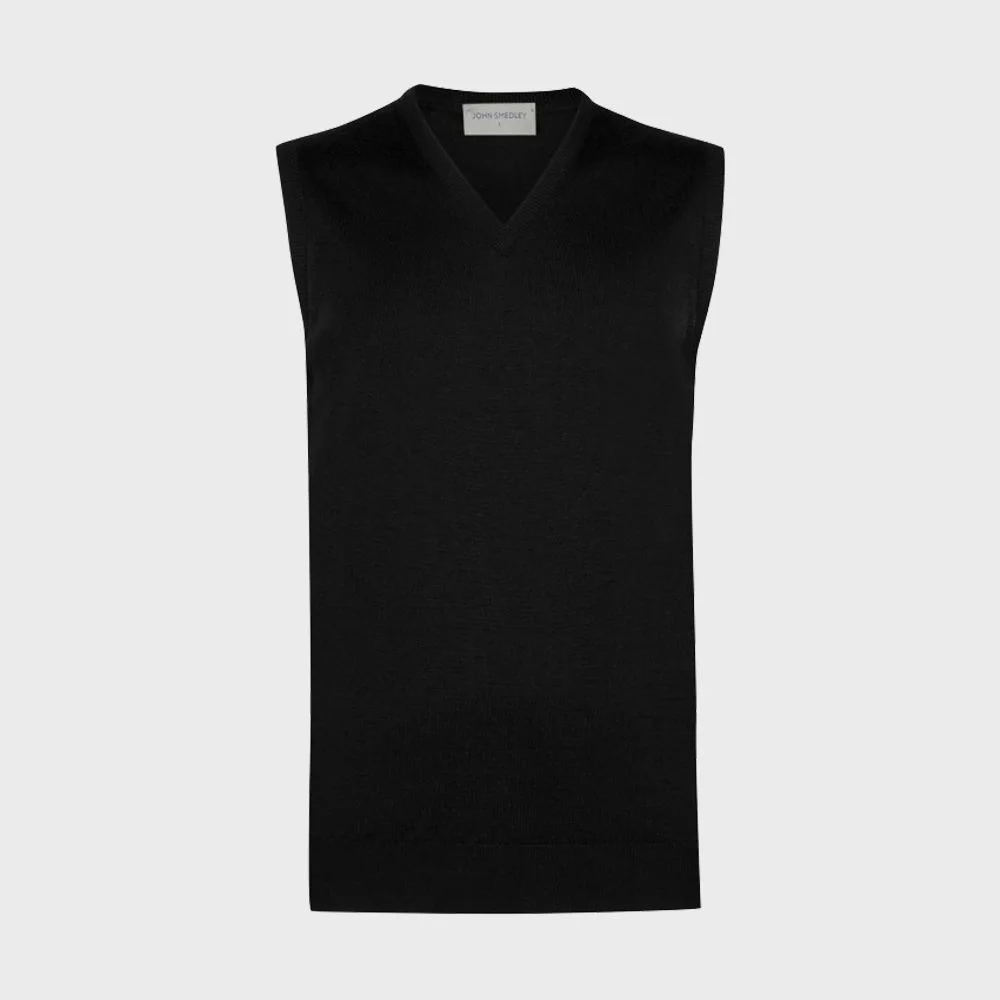 HADFIELD V-Neck Slipover (BLACK)
