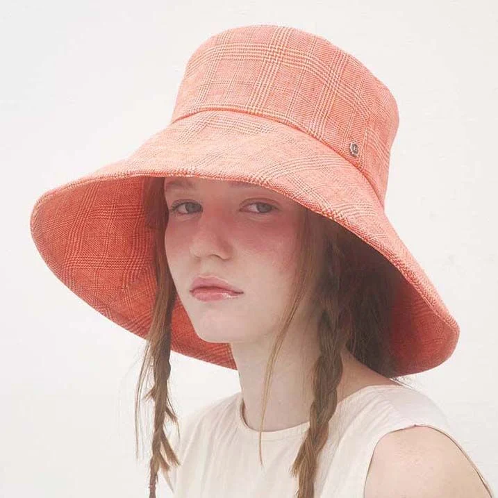 Kelly Wide Hat - Poppy Red