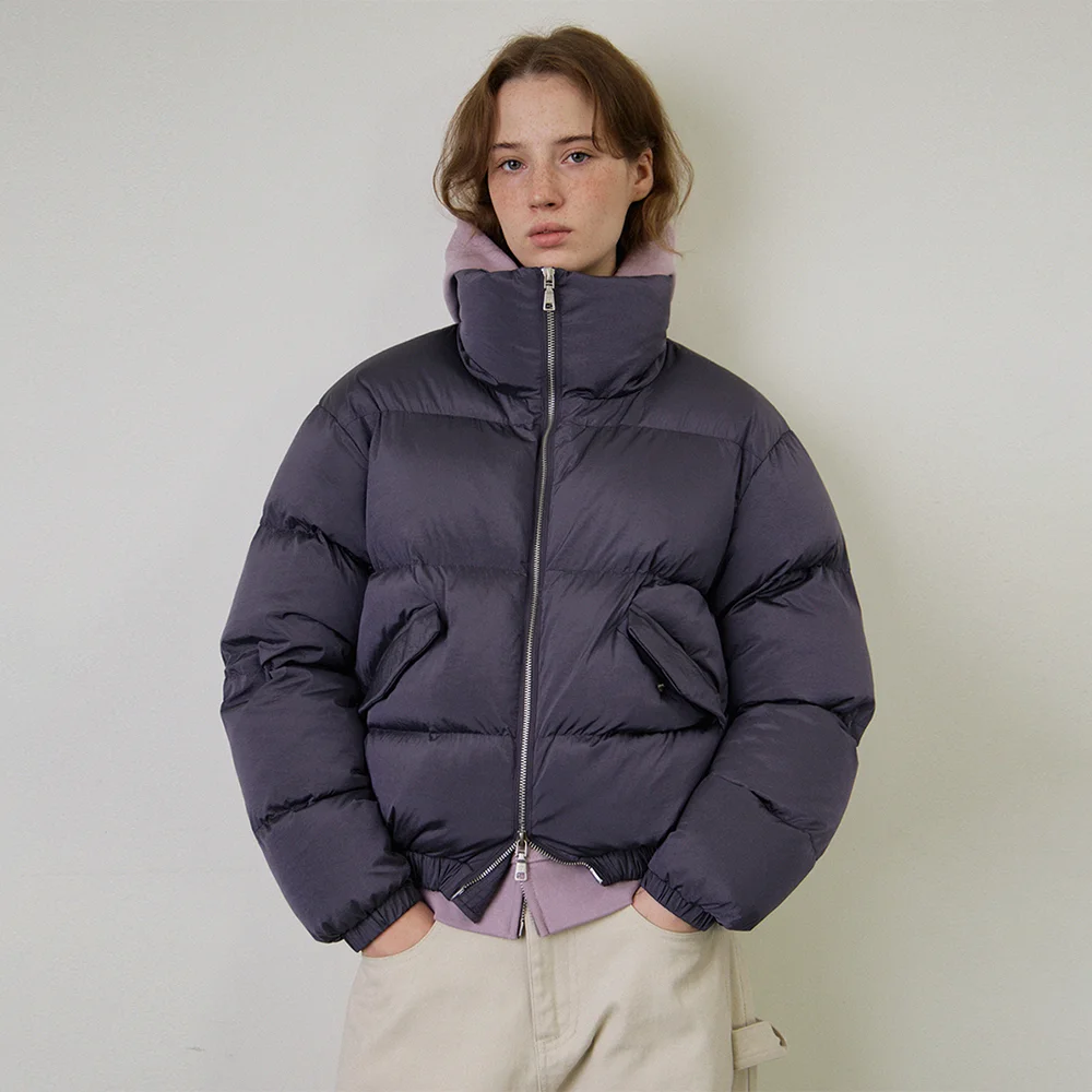 核心 Puffer 羽絨外套 夾克_Cyber Grape