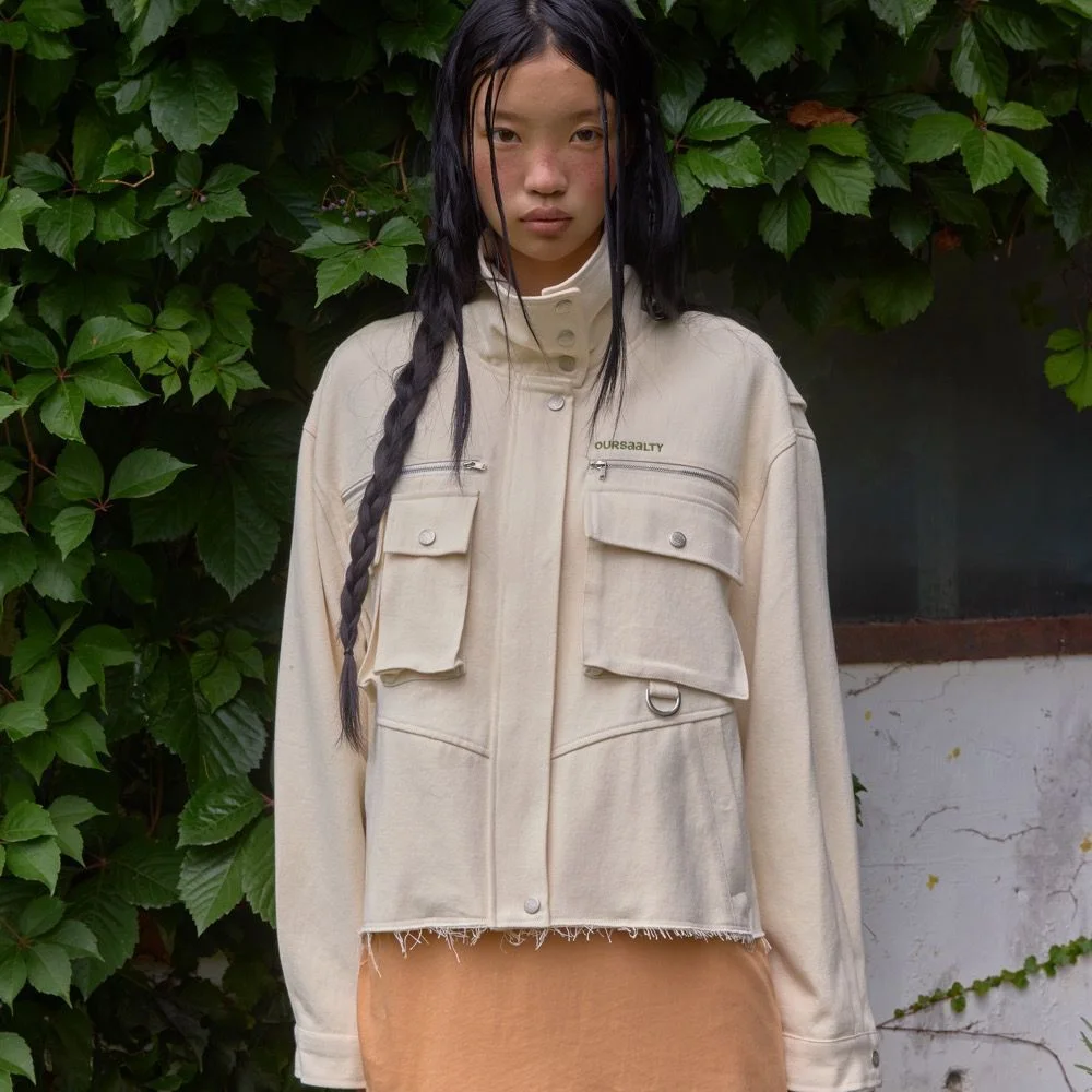 Traveler Crop Jacket / Cream