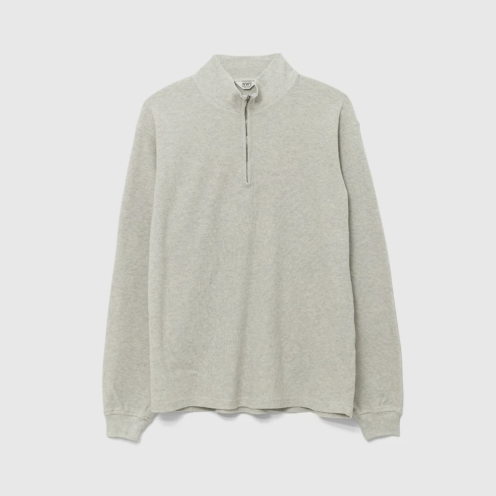 Waffle Half Zip-Up (2 Color)